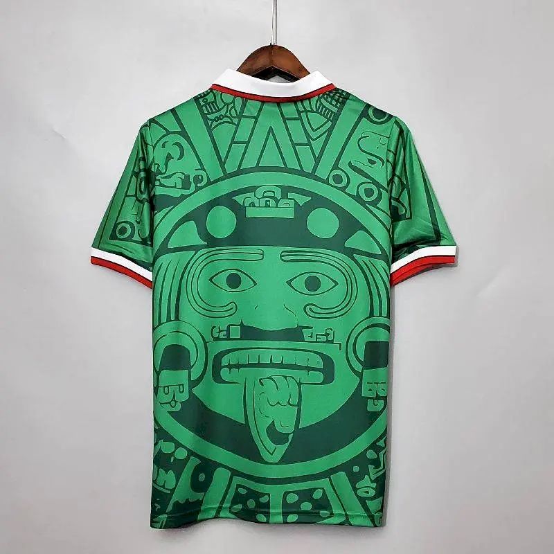 Camisa retrô da seleção do México de 1998