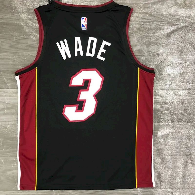 Men’s Dwyane Wade 2020-21 Black Swingman Player Version Jersey – Icon Edition