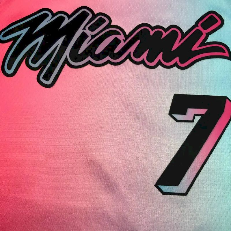 Men’s Goran Dragic 2020-21 Pink Swingman Player Version Jersey – City Edition