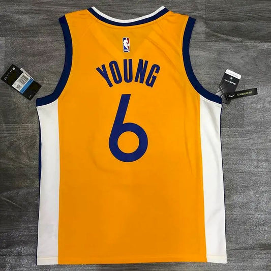 Camisa amarela masculina Nick Young versão jogador – Edição Statement