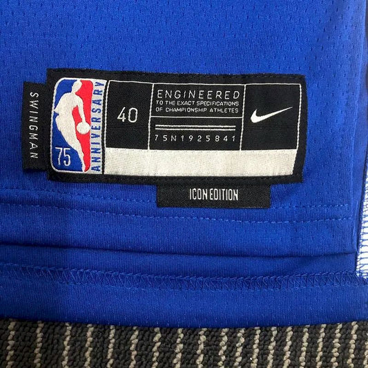 Camisa Jordan Poole Azul Masculina – Edição de 75º Aniversário