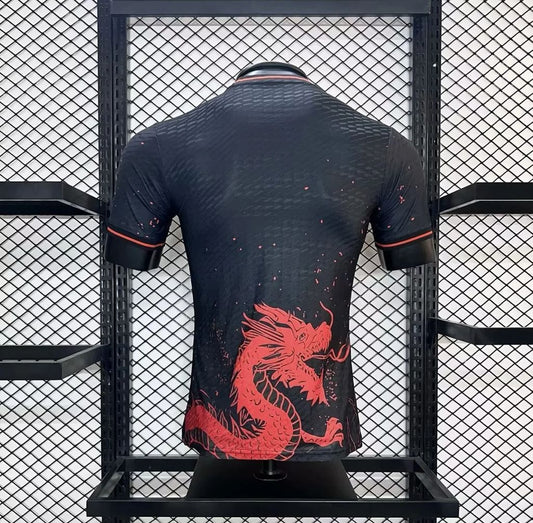 Camisa Japão Red Dragon Black Warrior 2024/25, versão para jogadores