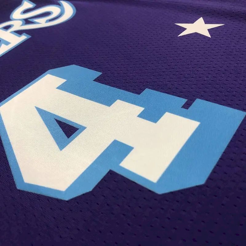 Camisa masculina Rajon Rondo roxa – Edição City comemorativa do 75º aniversário