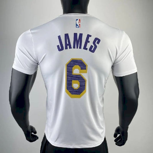 Camiseta masculina do time LeBron James White