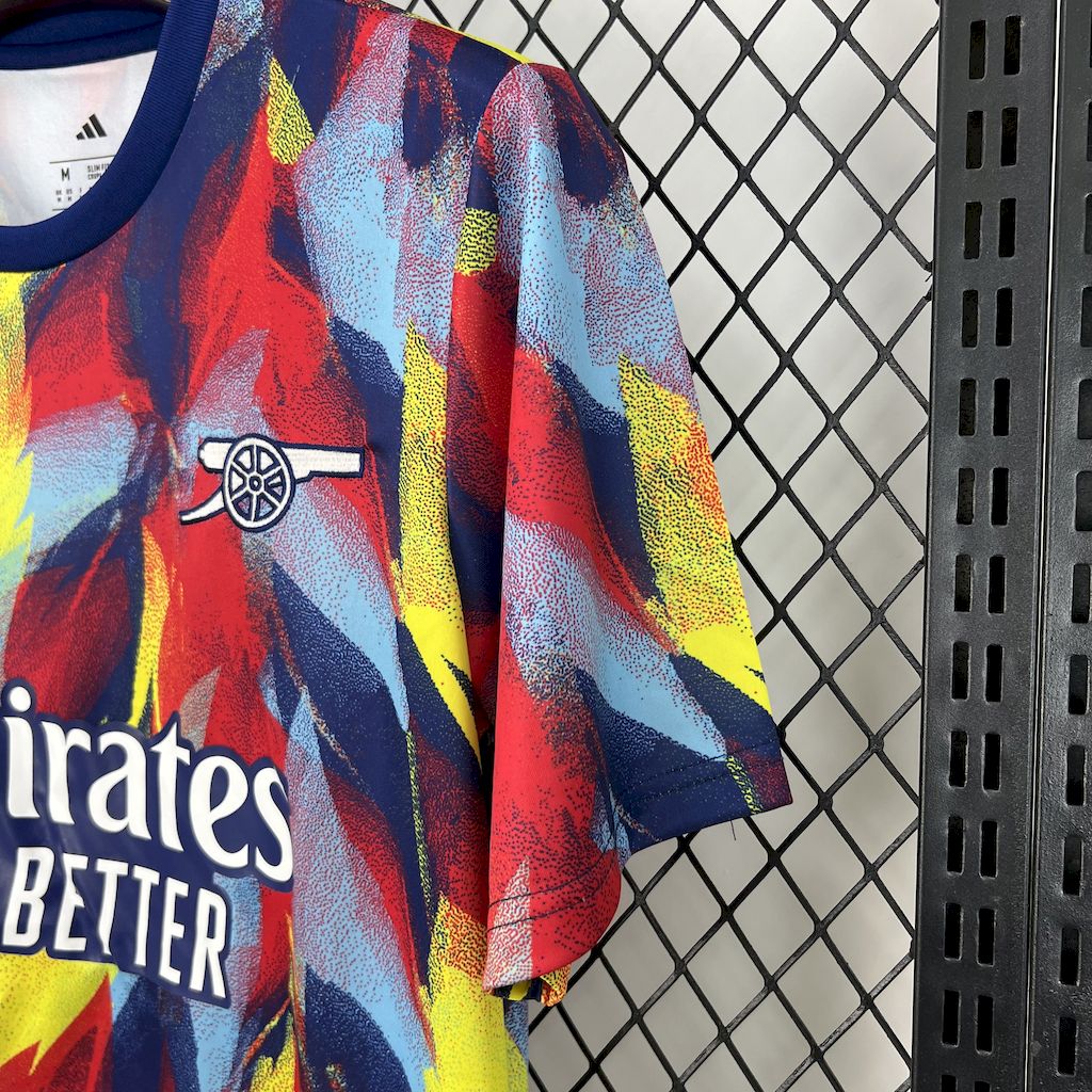 Arsenal 2025/26 Colorful pre-match training Jersey