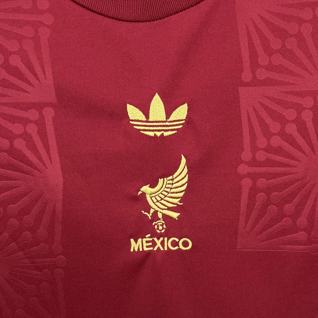 Mexico 2025/26 Gold Red Kids Kit
