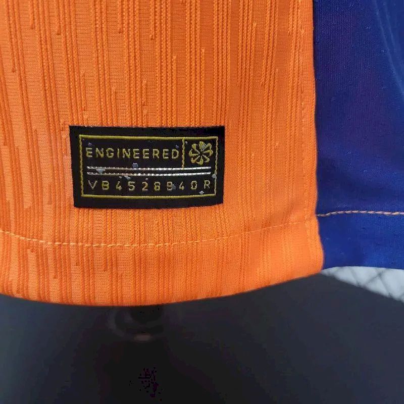 Netherlands 2024/25 Euro Home Jersey Player Version