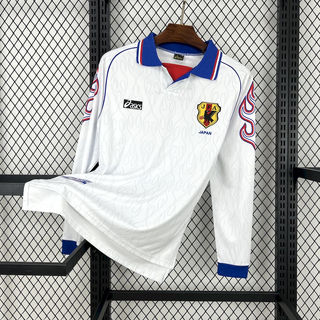 Camisa retrô de mangas compridas reserva do Japão 1998