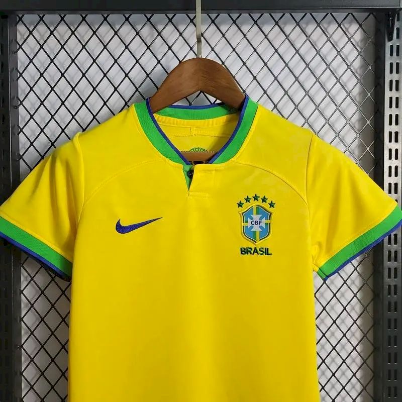 Kit Infantil Brasil Copa do Mundo 2022