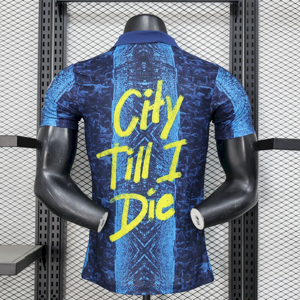 Manchester City 2025/26 Blue Special Edition Jersey Player Version