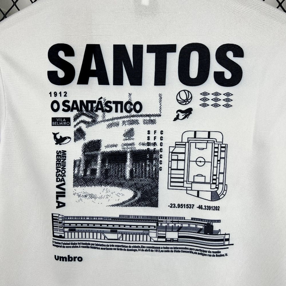 Santos 2025/26 Concentracao Umbro Masculina Jersey