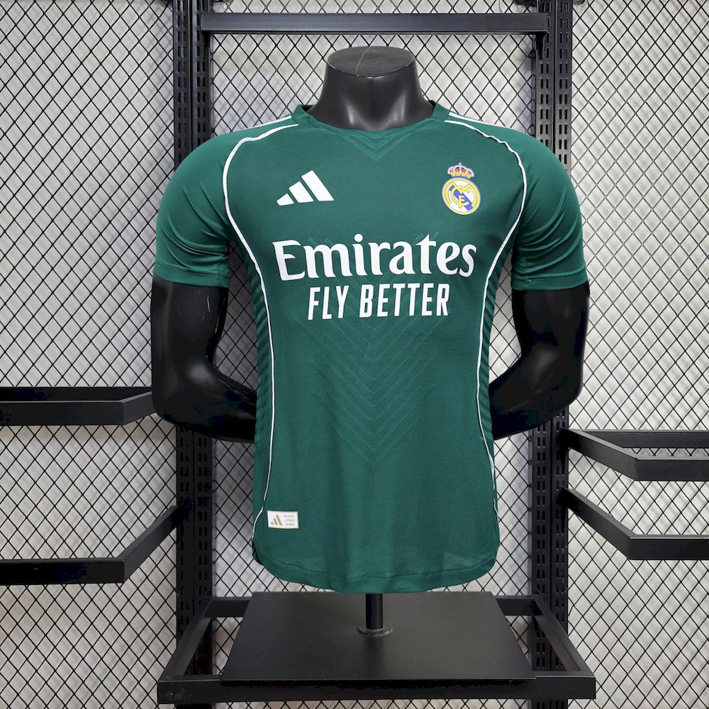 Real Madrid 2025/26 Green Special Edition Jersey Player Version