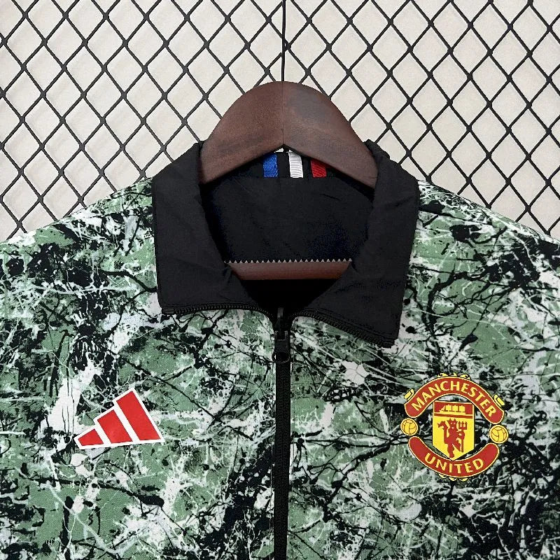 Manchester United 2024-25 Jaqueta corta-vento dupla face