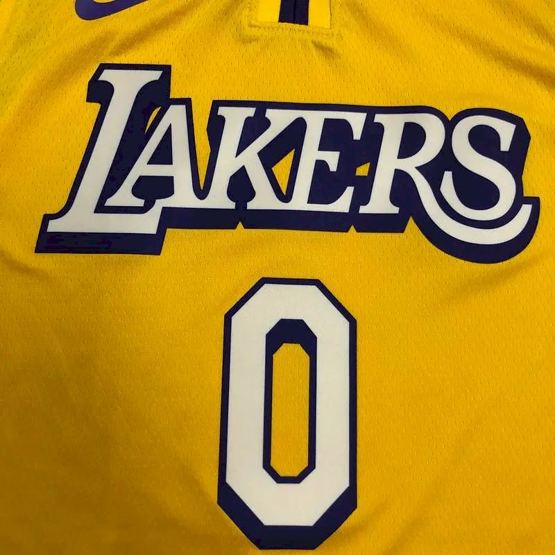 Russell Westbrook Men’s Yellow Swingman Team Jersey – City Edition