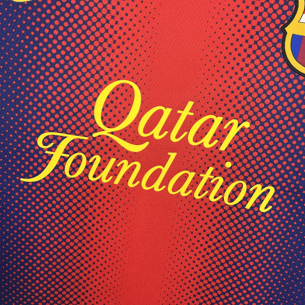 Camisa retrô de mangas compridas do Barcelona 2012/13