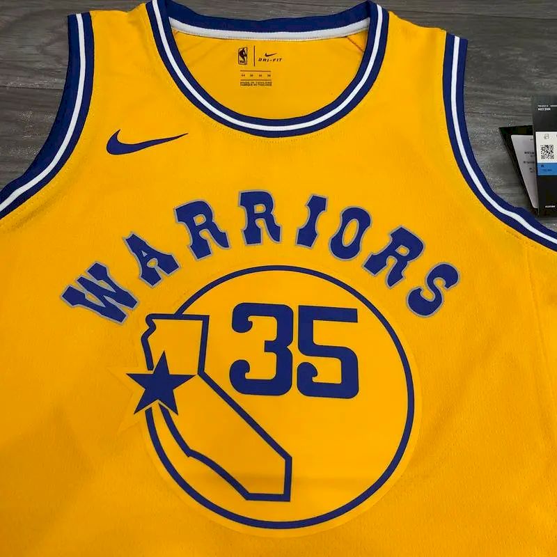 Camisa Kevin Durant Amarela Masculina Versão Jogador – Edição Clássica