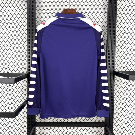 Camisa retrô de mangas compridas da Fiorentina 1998/99 Home