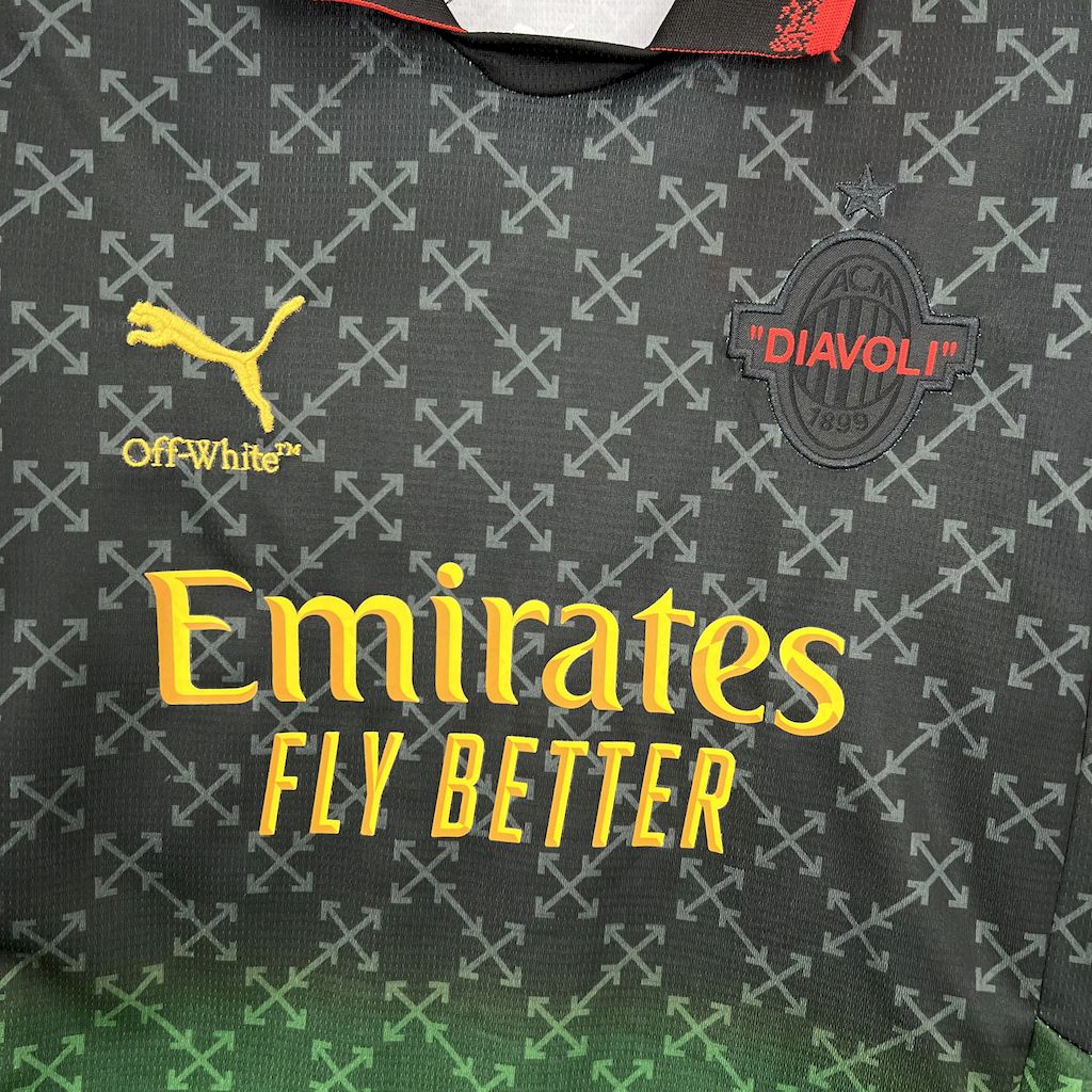 AC Milan 2025/26 Co-Branded Black Edition Kids Kit