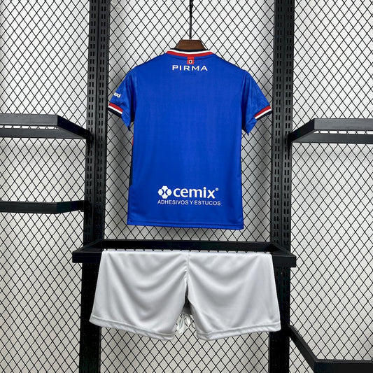 Cruz Azul 2025/26 Home Kids Kit