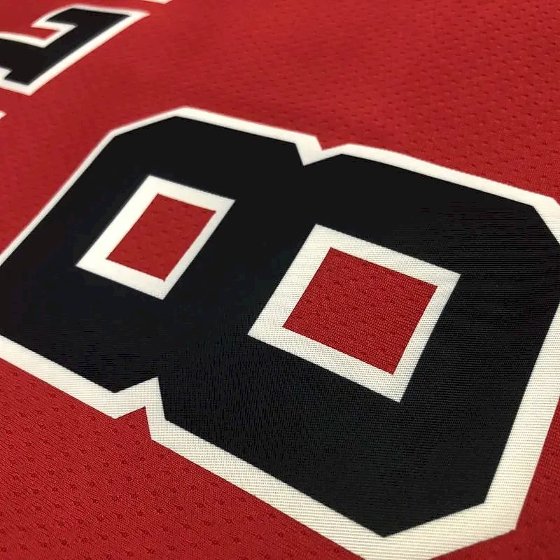 Camisa Masculina Zach Lavine Vermelha Versão Jogador – Edição Clássica