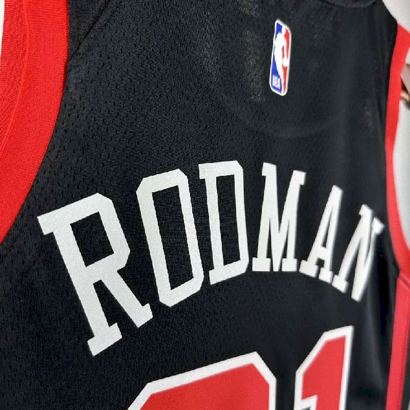 Camisa preta masculina Dennis Rodman 2024 – Edição City