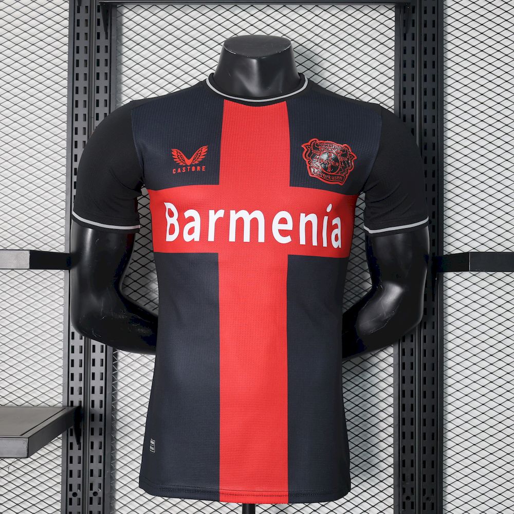 Bayer Leverkusen 2024/25 Home Jersey Castore Player Version