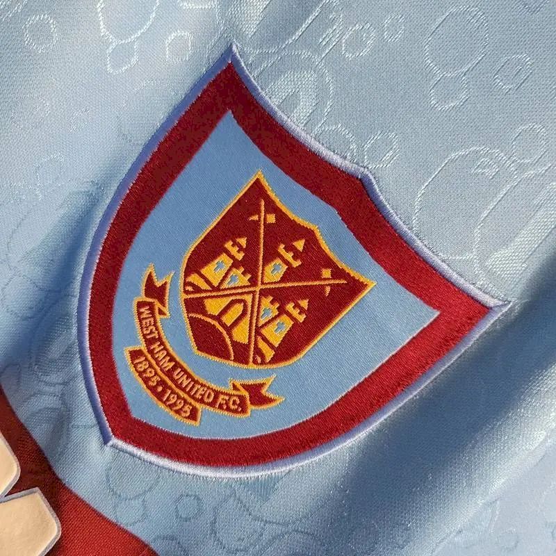 Camisa retrô reserva do West Ham United 1995/97