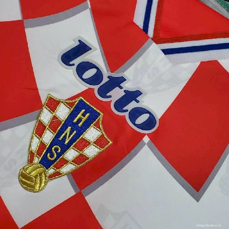 Camisa retrô da Croácia 1998