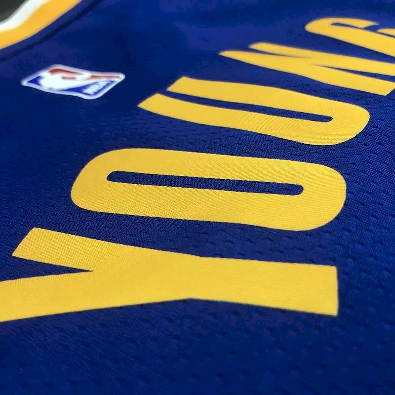 Camisa azul masculina Nick Young versão jogador – Edição Ícone