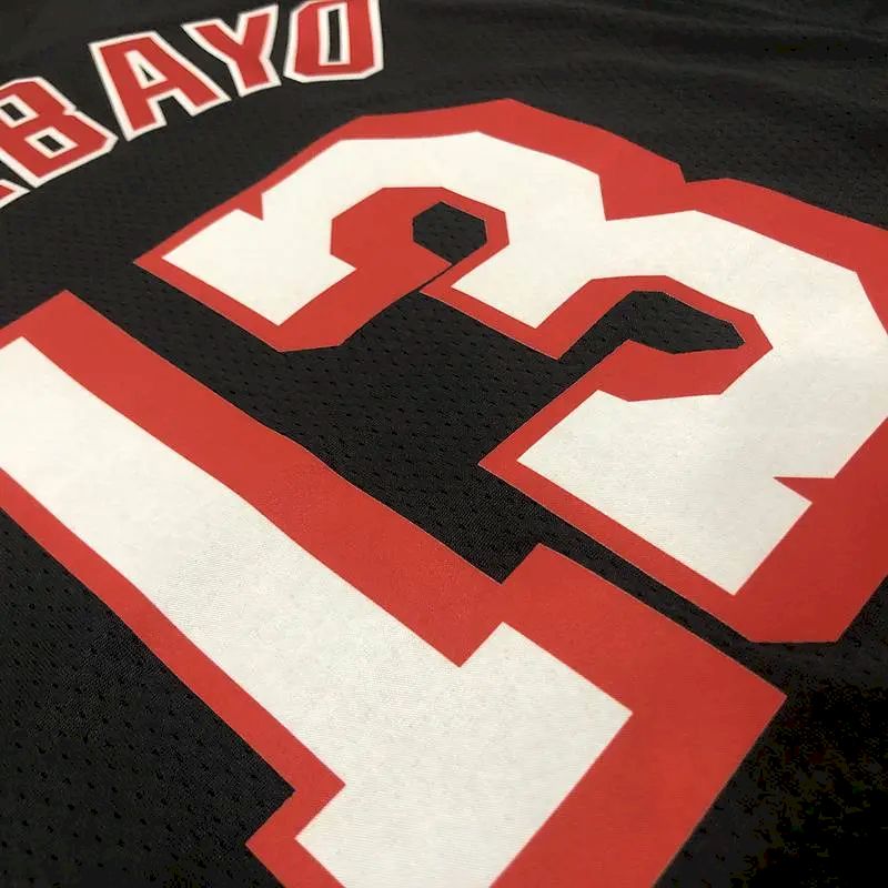 Camisa masculina Bam Adebayo Black Classics Swingman Player Version