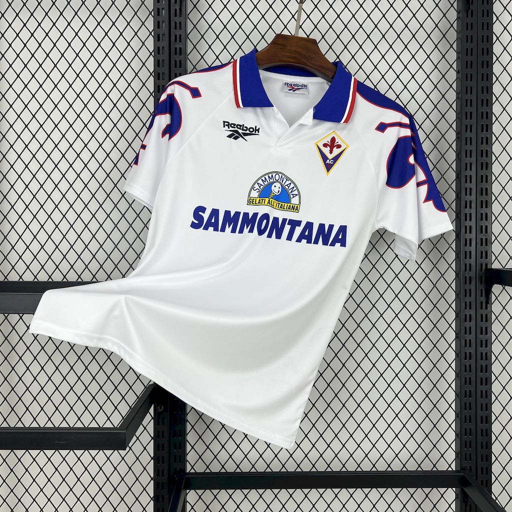 Camisa retrô reserva da Fiorentina 1995/96
