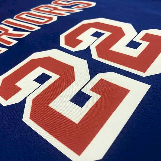 Camisa azul masculina Andrew Wiggins Team – Edição Clássica do 75º aniversário