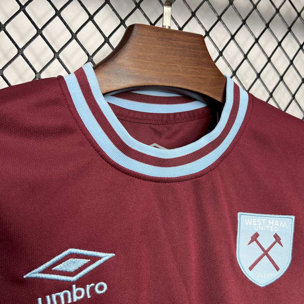 Kit Infantil Home do West Ham United 2024/25