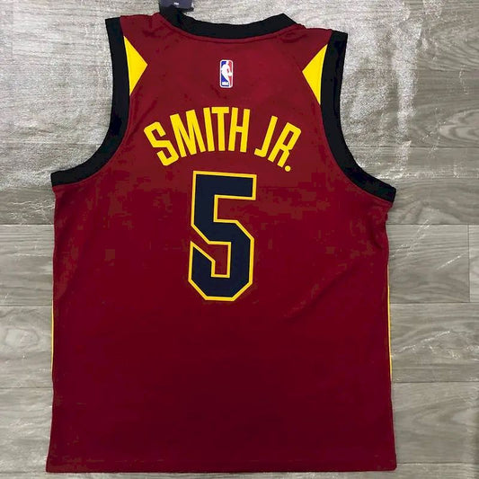 Camisa masculina JRSmith Maroon Swingman Player Version – Edição Icon