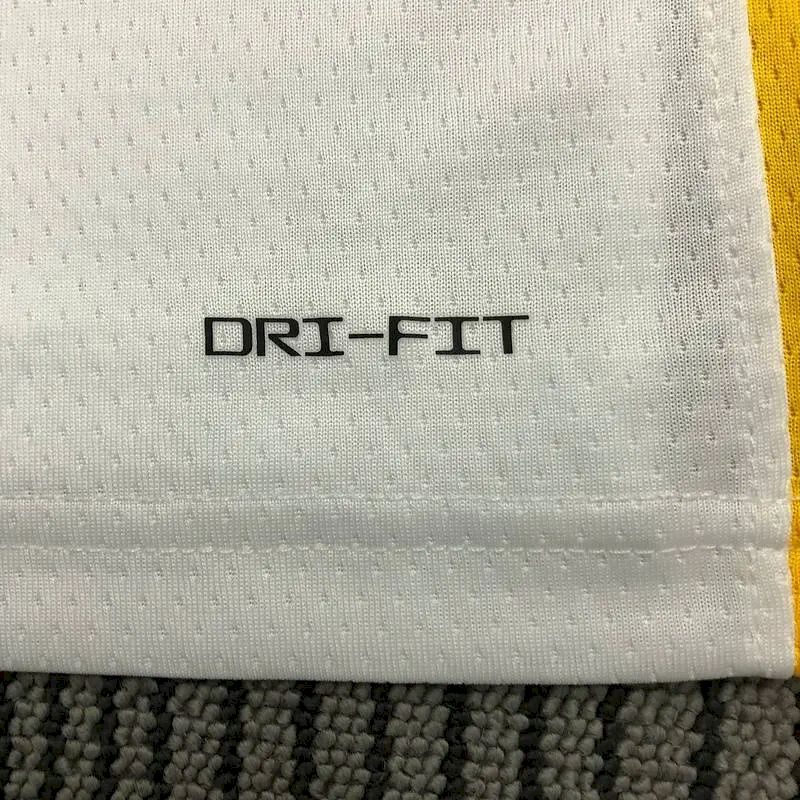 Camisa masculina Klay Thompson branca da equipe – Edição de 75º aniversário