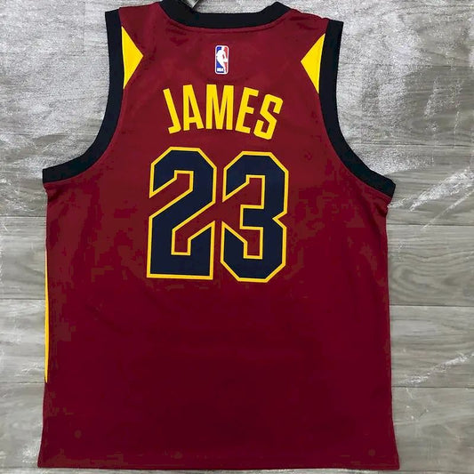 Camisa LeBron James Maroon Swingman Player Version Masculina – Edição Ícone