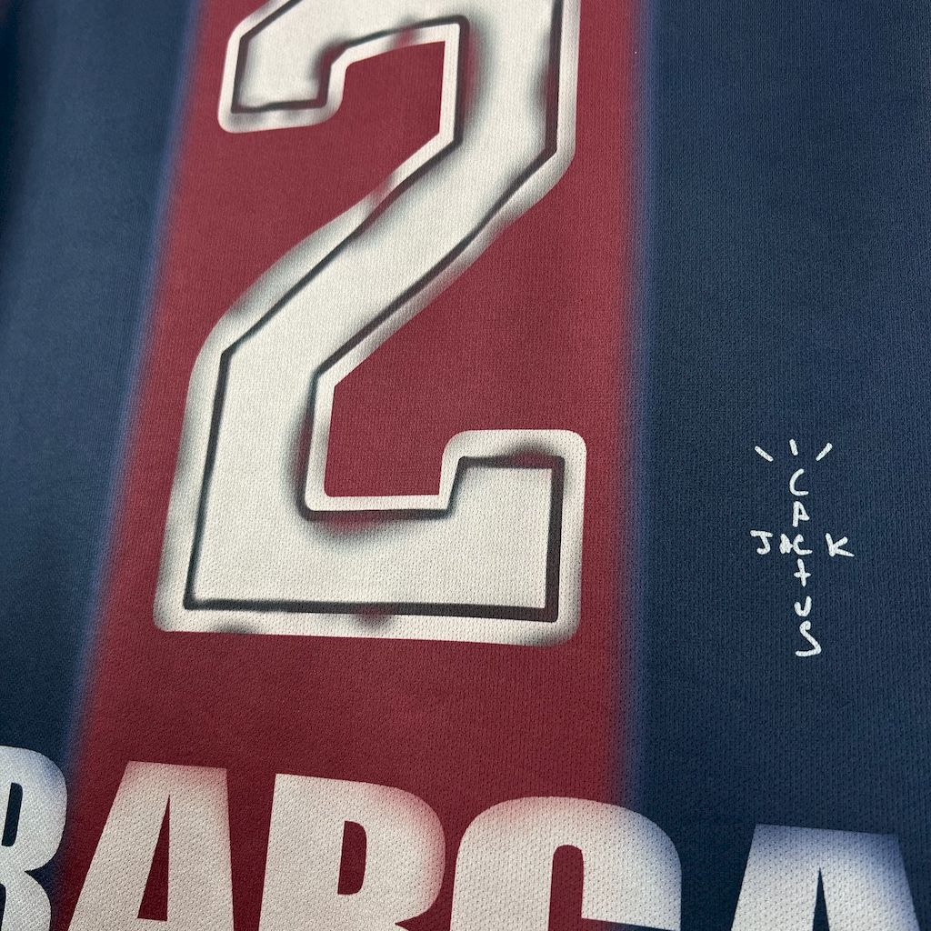 Barcelona 2000/01 Home Retro Skeleton Jersey