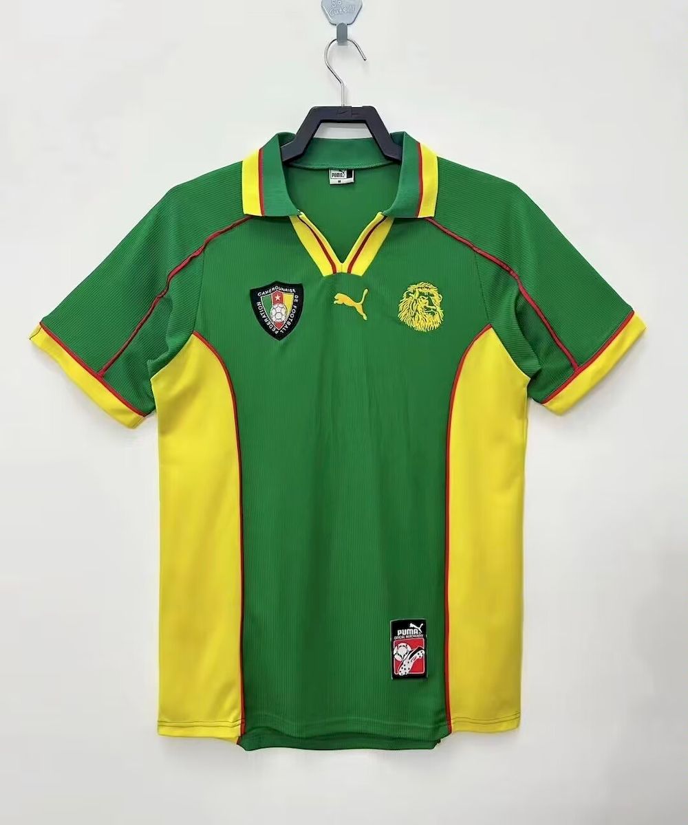 Camisa retrô Camarões 1998 Home