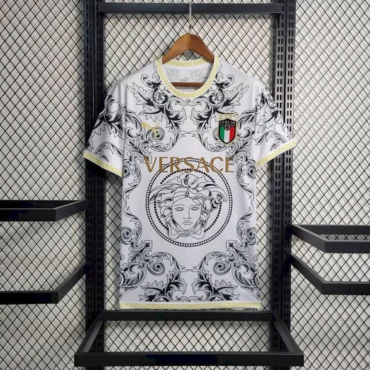 Camisa Itália 2023/24 Versace Co-Branded Edition Branca