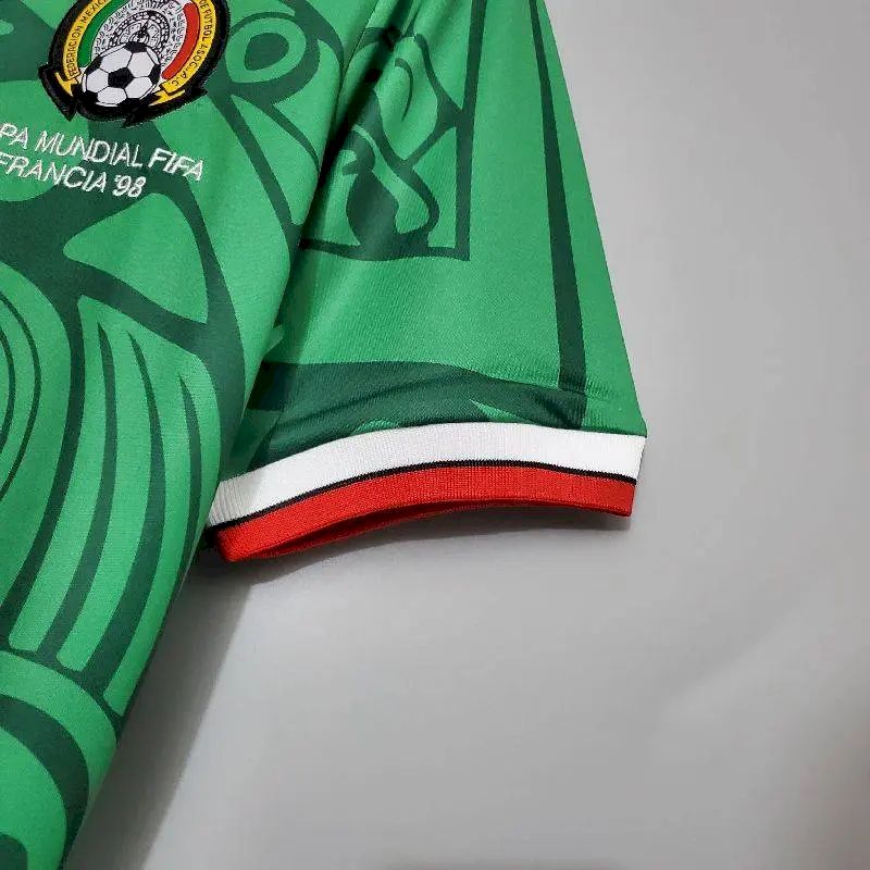 Camisa retrô da seleção do México de 1998