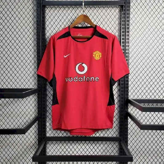 Camisa retrô do Manchester United 2002/04