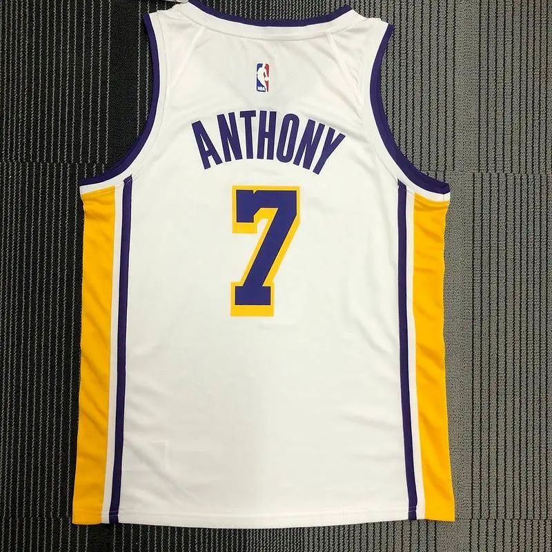 Carmelo Anthony Men’s White Swingman Team Jersey – Retro Classic Edition
