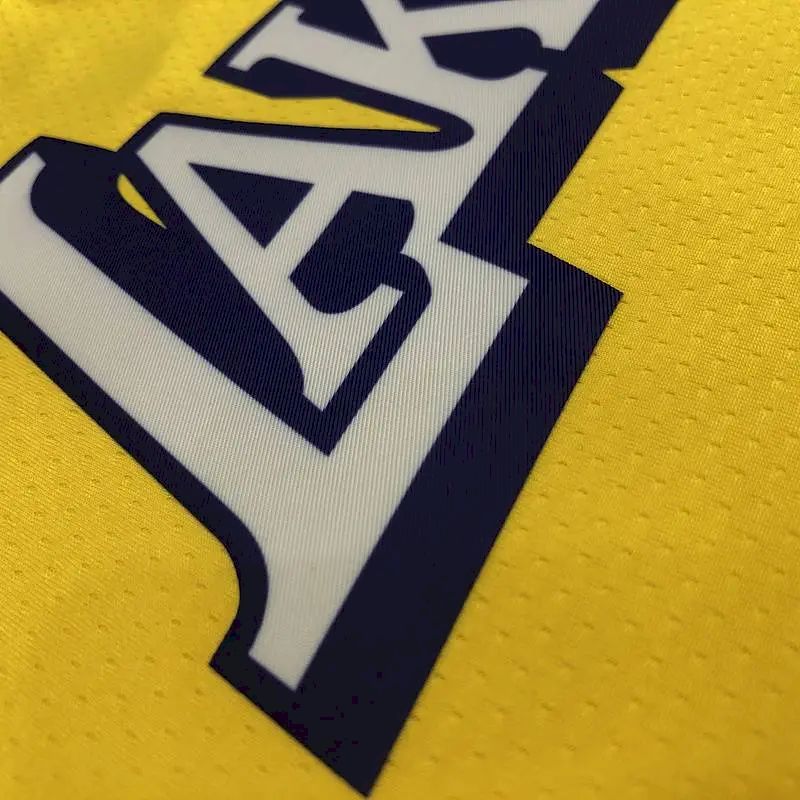 Camisa Anthony Davis Yellow City Edition Masculina Versão Jogador