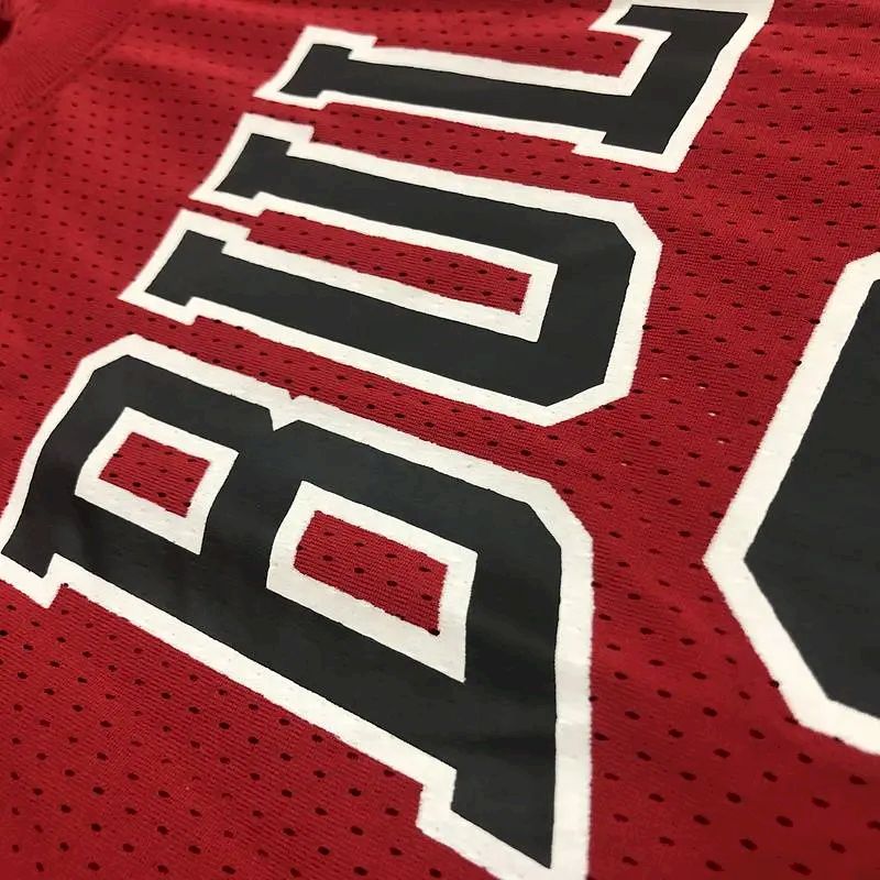Camisa vermelha masculina Michael Jordan – Edição retrô