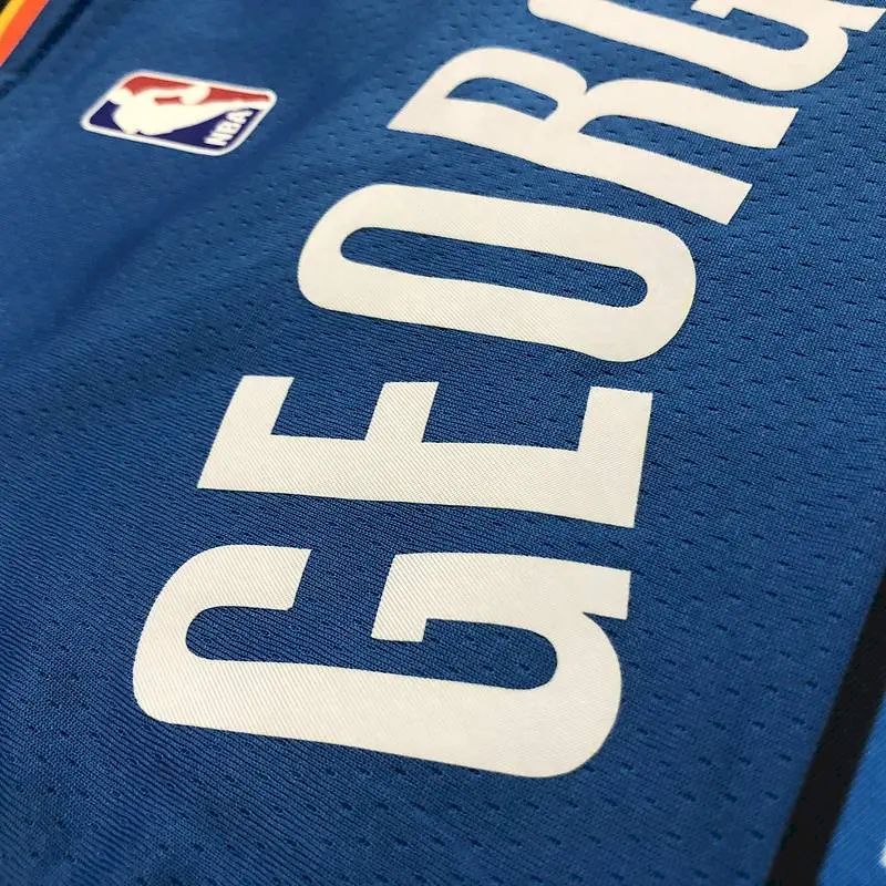 Camisa Paul George Swingman Masculina Azul – Edição Ícone