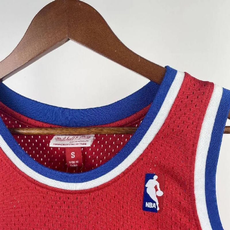 Camisa masculina Kobe Bryant All Star vermelha retrô de 2003