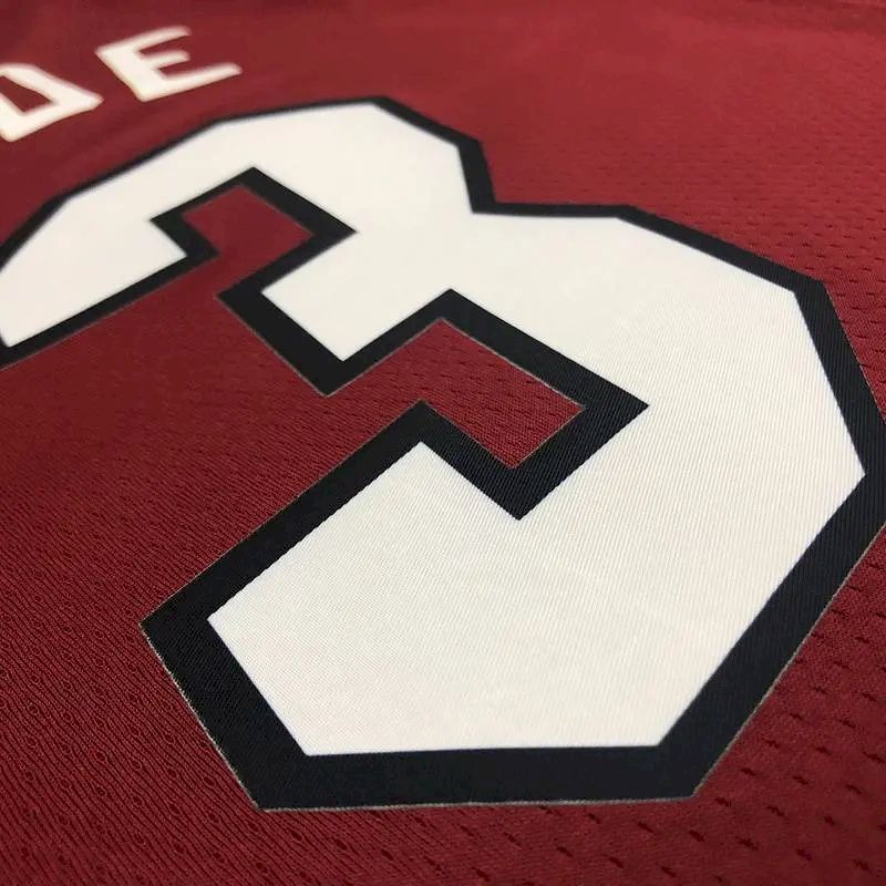 Men’s Dwyane Wade Red 2020-21 Swingman Player Version Jersey – Statement Edition