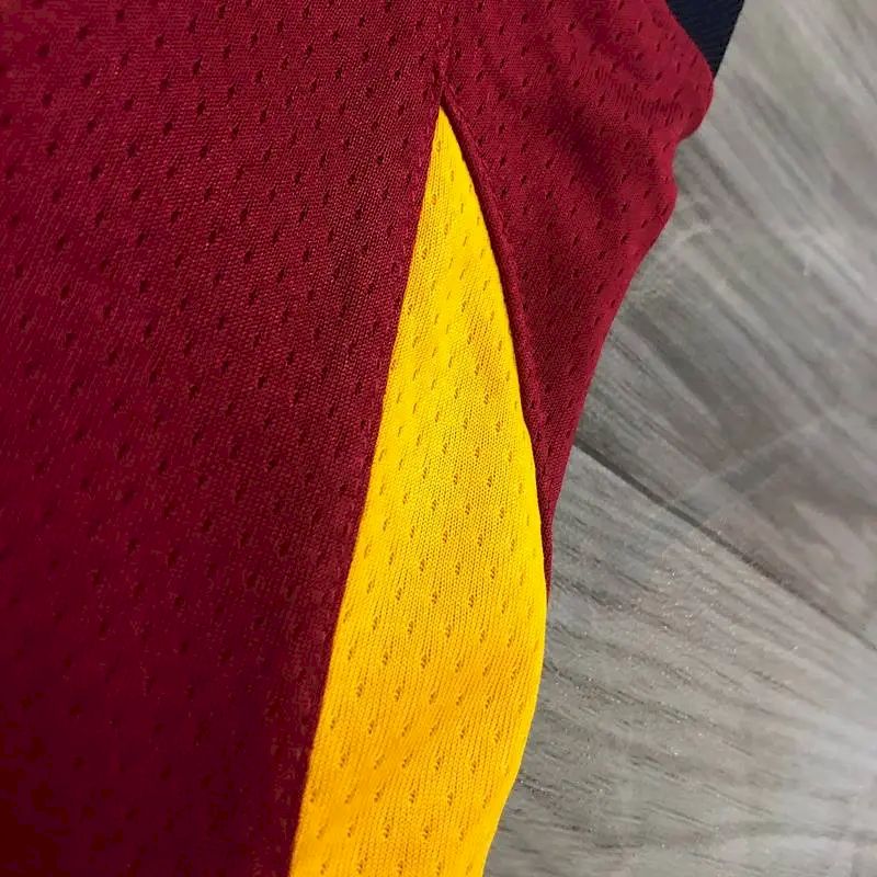 Men’s Kyrie Irving Maroon Swingman Player Version Jersey – Icon Edition