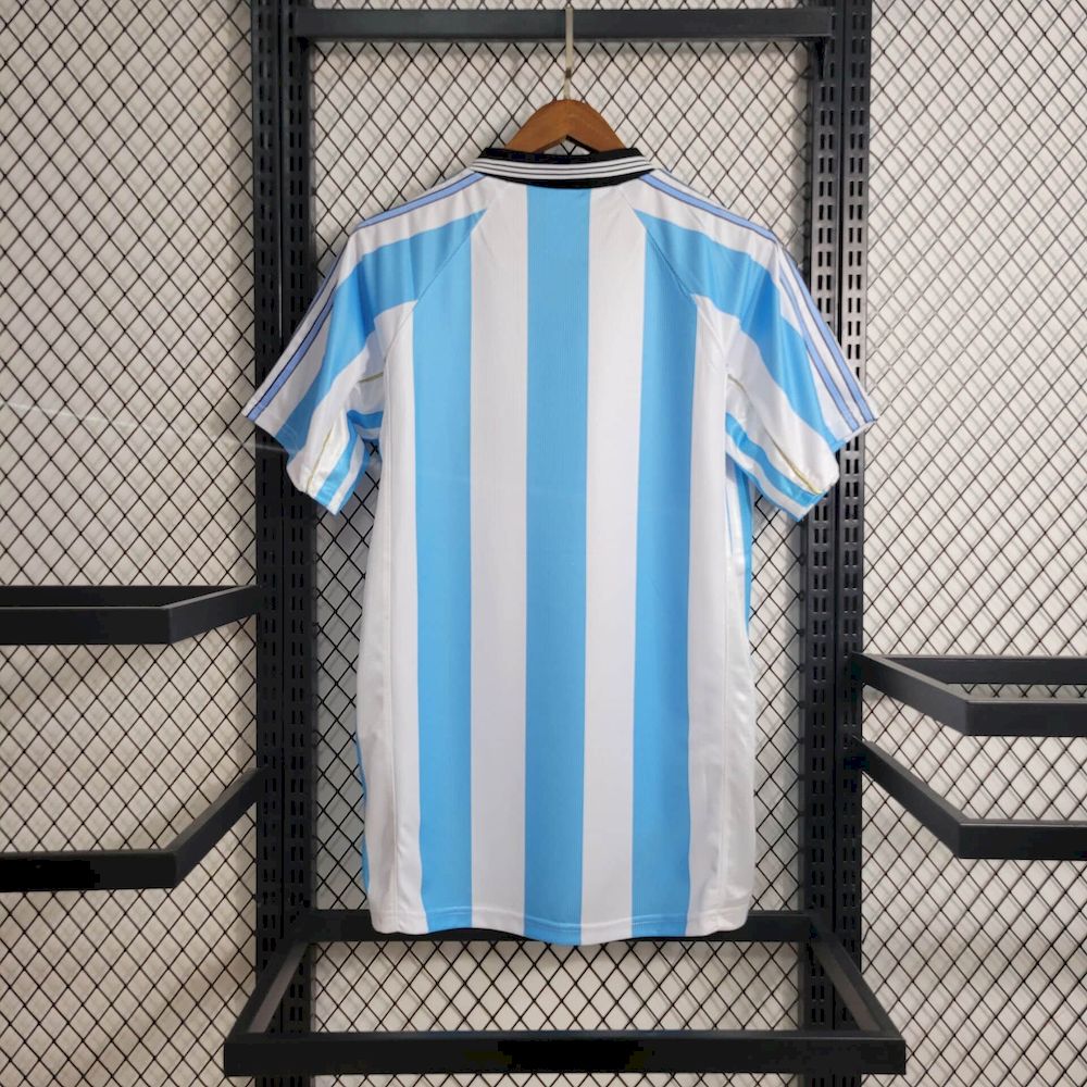 Argentina 1998 Home Retro Jersey