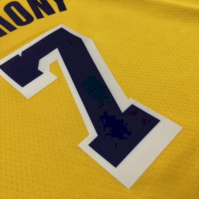 Carmelo Anthony Men’s Yellow Swingman Team Jersey – Icon Edition
